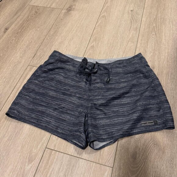 Coast To Coast Training Shorts Men’s Black & White Dot Dye Drawstring - Picture 2 of 6